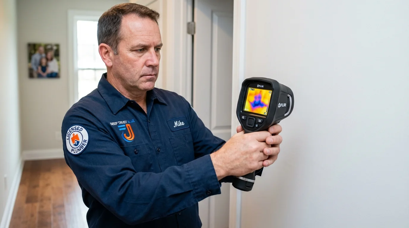 Thermal imaging leak detection by Johns Plumbing LLC in Childersburg